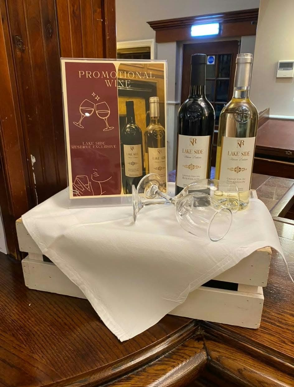 Display of our Wines in Markets